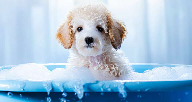 Bathing Puppies