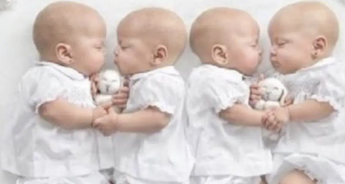 14 Years Later, Woman Has Identical Quadruplets: See What the Girls Look Like Now