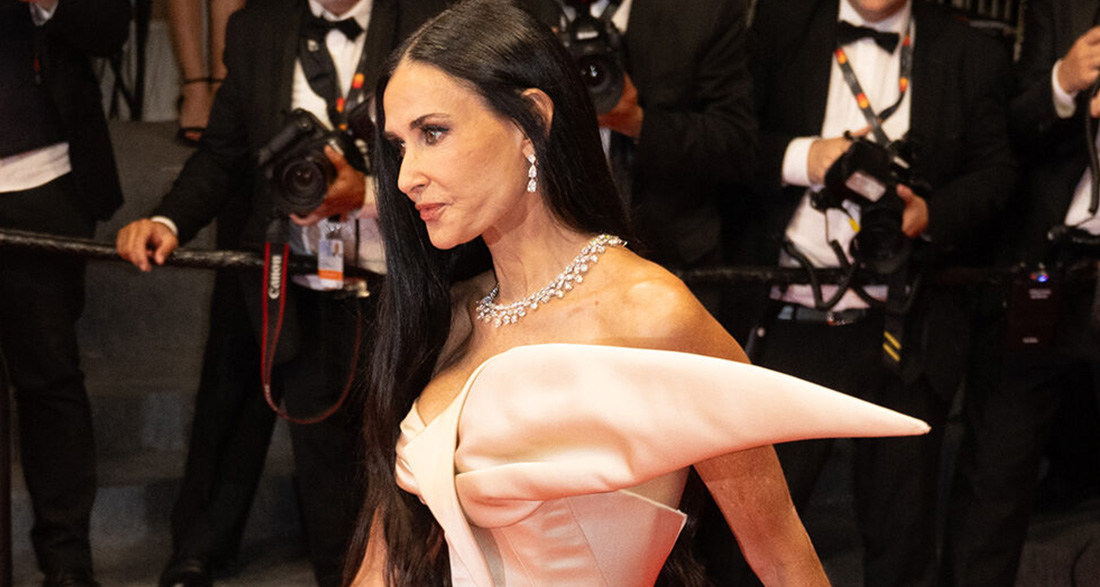 At 61, Demi Moore’s super long hair divides fans in recent appearance – “Not appropriate for her age”