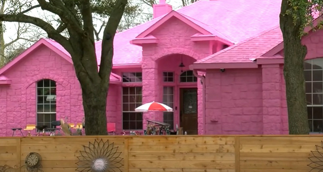 Man creates his dream home and upsets neighbors after painting it Pepto-Bismol pink