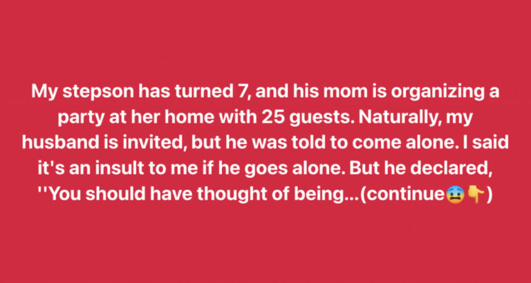 I’m Not Allowed to Go to My Stepson’s Birthday Party