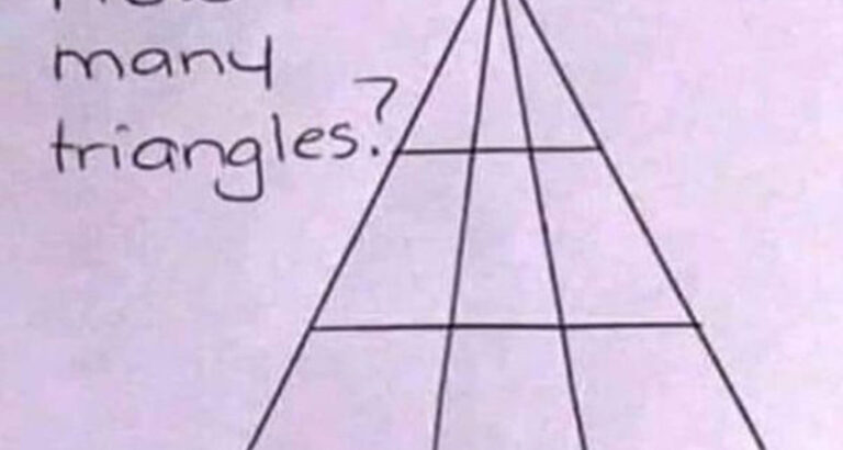 How Many Triangles are There in This Image?