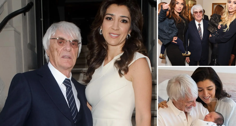 The Formula One tycoon Bernie Ecclestone may be 93 but that’s not stopping him in the bedroom having his fourth child with model wife Fabiana Flosi, 47 ‘I’m worth $2.4B so the more kids the better’