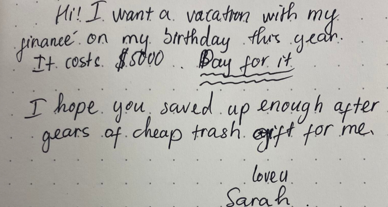 Our Granddaughter Sent Us a Note with Disgusting Text Demanding $5000 — So We Decided to Teach Her a Lesson