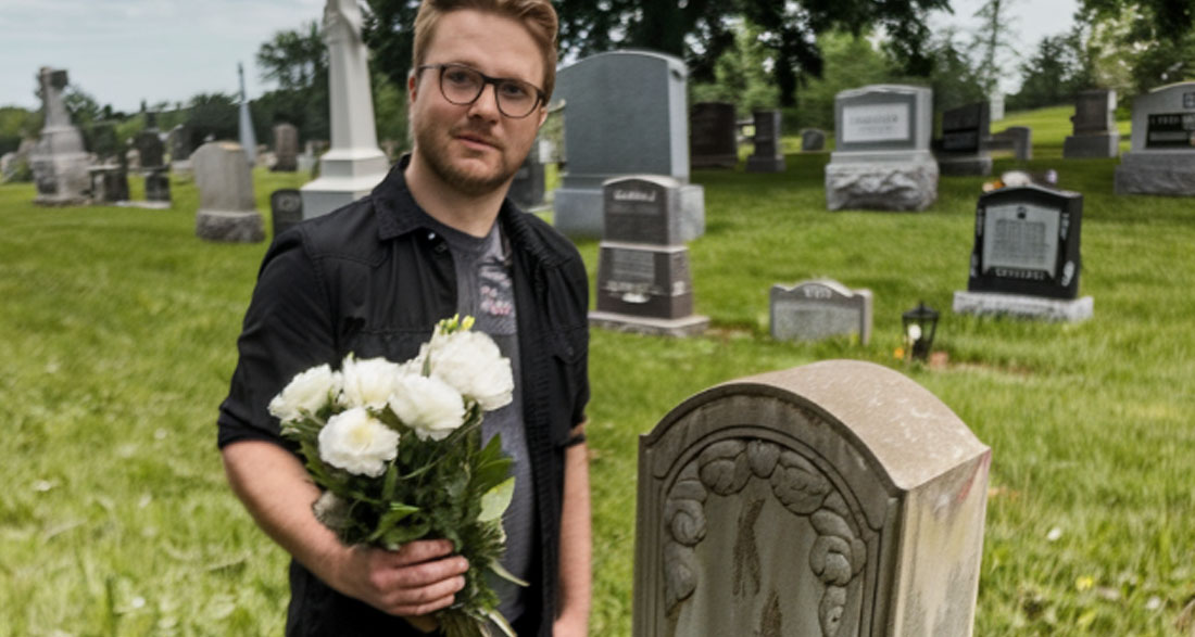 Adults Ignore Grandpa’s Neglected Grave, Boy Cleans It and Finds Engraved Coordinates