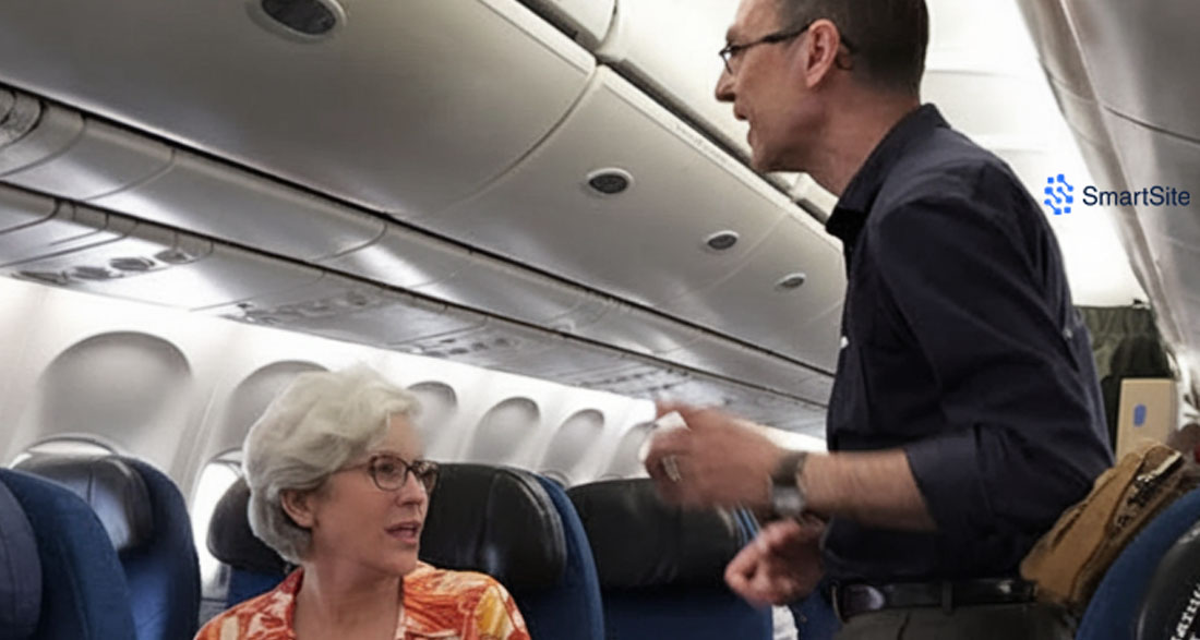 Business Class Passengers Mock Poor Old Lady, at the End of the Flight Pilot Addresses Her