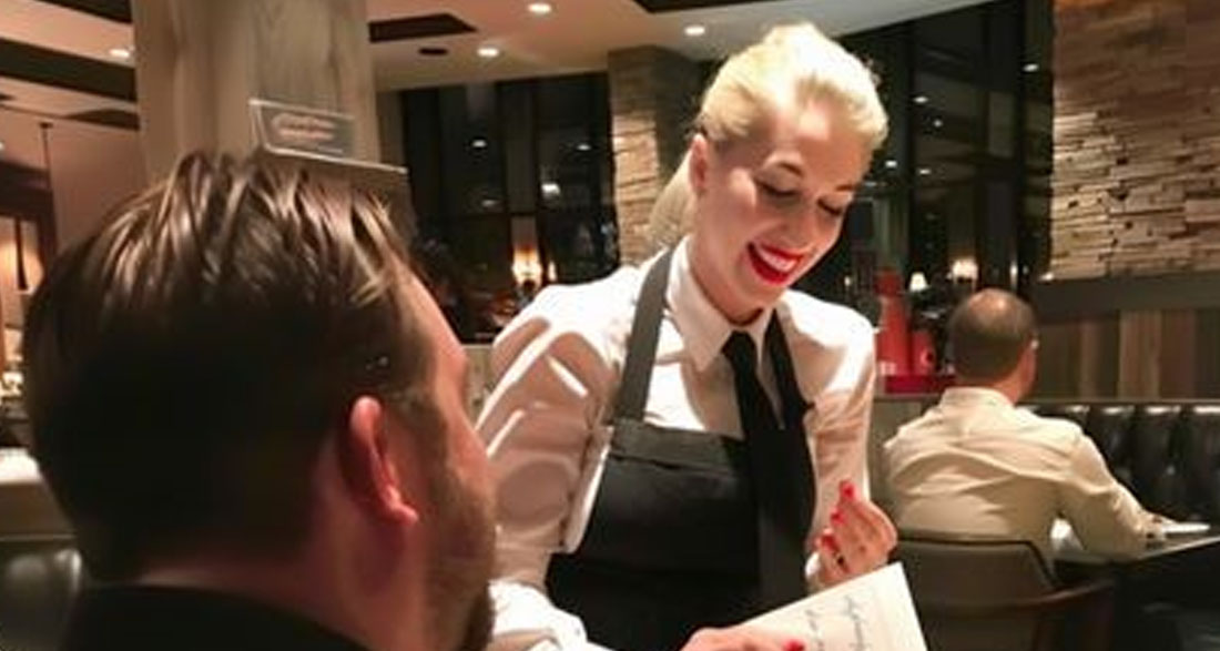 I Saw a Beautiful Waitress Hand My Husband a Note – His Face Turned Red as He Read It