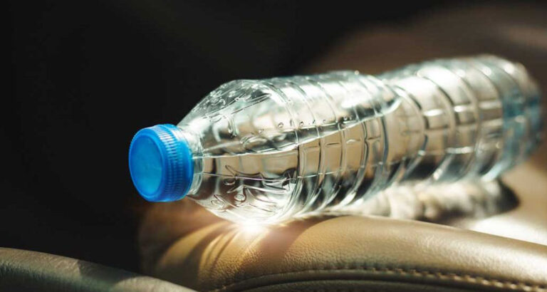 If you see a plastic water bottle on your car hood, here’s the creepy thing it might mean