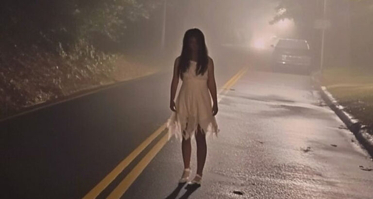 I Found a Girl in the Middle of an Empty Road at Night, When I Got Closer, I Went Pale