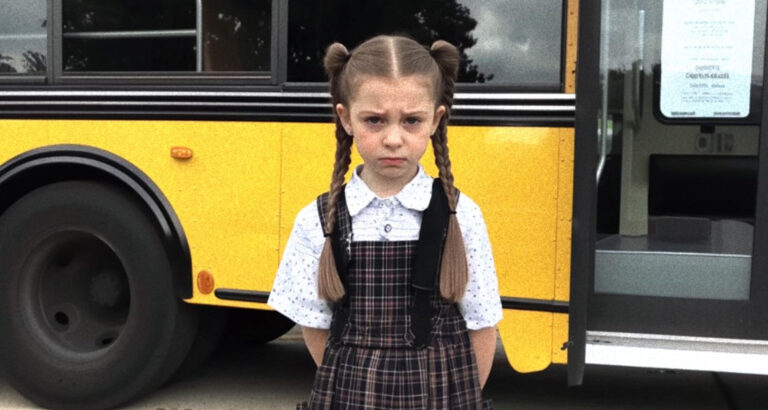 Children Kick Poorly Dressed Girl from School Bus, You Stink, They Say until They See Her Photo on TV