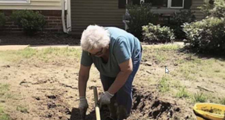 I Watched My Neighbor Collapse While Digging in Her Yard — When I Looked Into the Hole, What I Saw Took My Breath Away