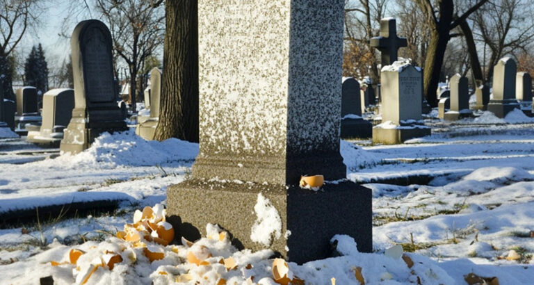 Someone Kept Throwing Eggs at My Husbands Gravestone, One Day, I Saw Who It Was, and It Nearly Destroyed My Life