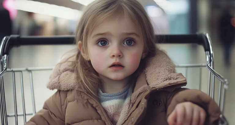 “Don’t Give Me Back, I’m Scared” A Little Girl Appeared in My Shopping Cart and Changed Everything — Story of the Day