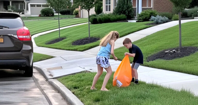Neighbor’s Kids Were Cleaning Our Street Every Sunday – When I Found Out What They Were Truly Doing, I Was at Loss for Words