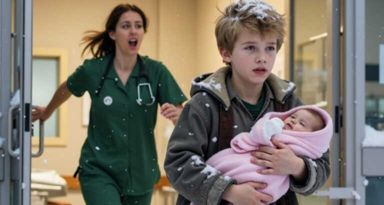 A Bruised 7-Year-Old Boy Walked Into the ER Carrying His Baby Sister—What He Said Broke Hearts…