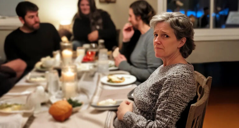 My MIL Showed Up to Thanksgiving Dinner Hiding Something Under Her Sweater — Everyone Went Pale When Her Secret Was Revealed