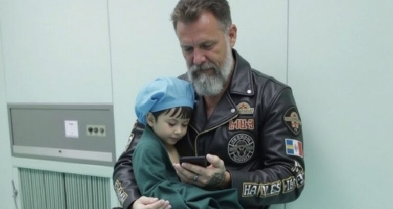 The Biker Who Became Her Angel: How an Unlikely Stranger Brought Peace to a Child