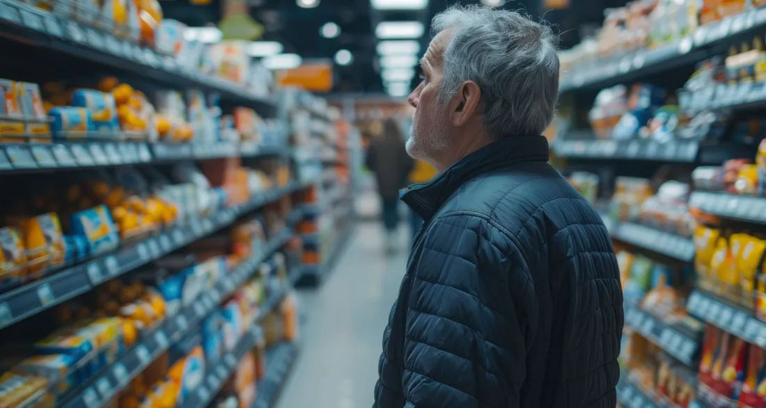 At the Grocery Store, I Helped an Old Man Who Had Lost His Wife – Then I Noticed a Hidden Message from Her He Had Almost Missed
