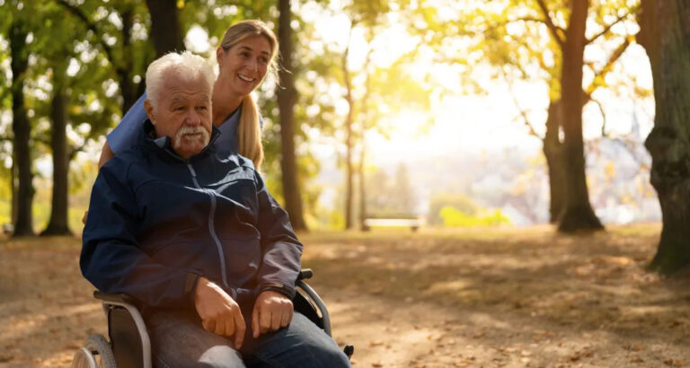 I Took My Wheelchair-Bound Grandpa to Prom After He Raised Me Alone – When a Classmate Made Fun of Him, What He Said into the Mic Made the Whole Gym Go Silent