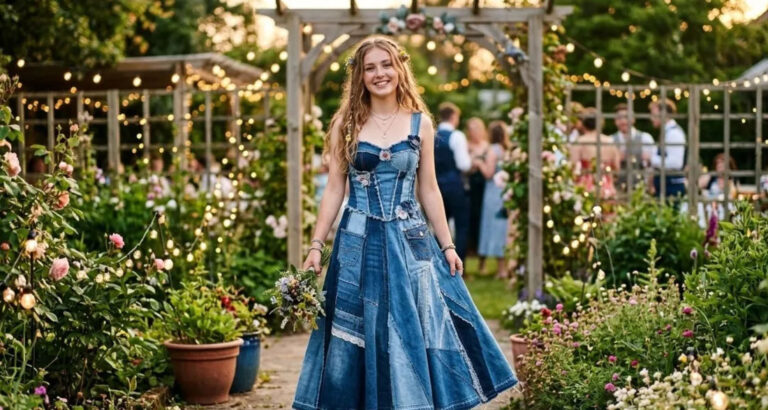 My Stepmom Refused to Give Me Money for a Prom Dress – My Brother Sewed One from Our Late Mom’s Jeans Collection, and What Happened Next Made Her Jaw Drop